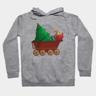 Christmas Tree Wagon Hoodie